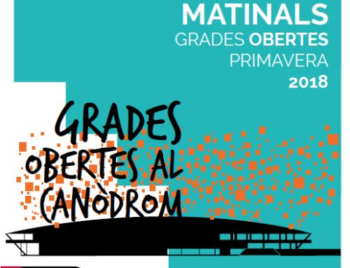 Barcelona City Council: Matinals Grades Obertes Spring 2018 Event